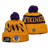 Minnesota Vikings Team Logo Knit Hat YD (13),baseball caps,new era cap wholesale,wholesale hats